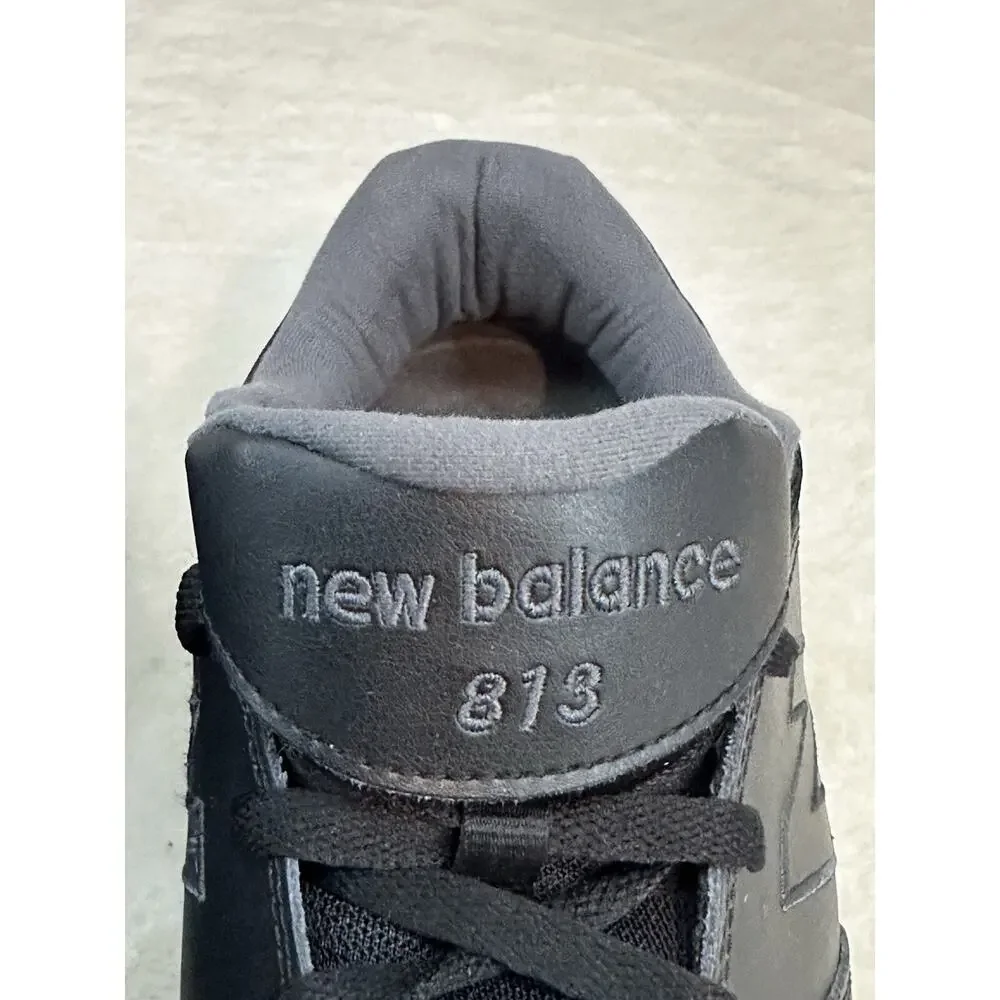 EUC New Balance 813v1 Womens Sneakers Walking Shoes Size 12 Black Diabetic